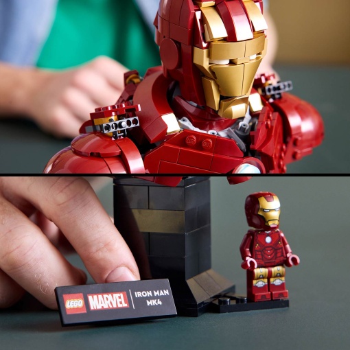 LEGO Marvel Busto do Iron Man MK4 76327