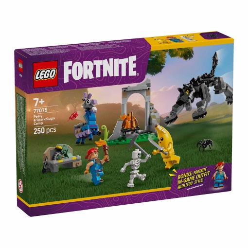 LEGO Fortnite Acampamento de Peely e Sparkplug 77075