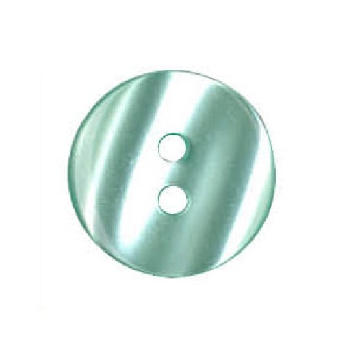 Botão redondo 9mm verde mar