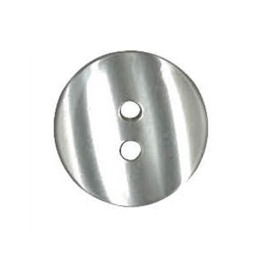 Botão redondo 10mm cinza claro
