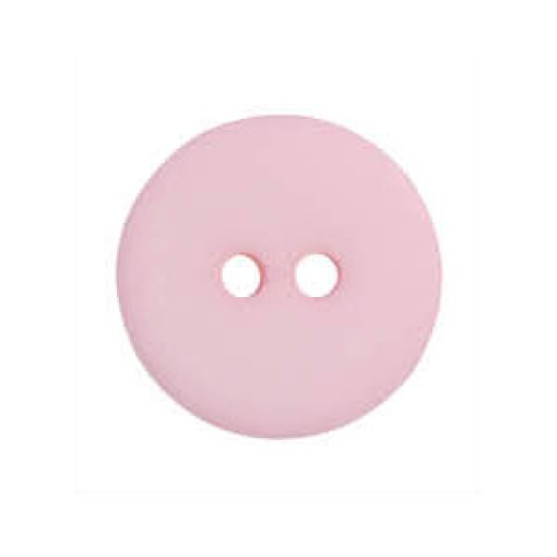 Botão redondo 9mm rosa claro