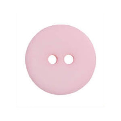 Botão redondo 10mm rosa claro