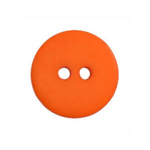 Botão redondo 10mm laranja