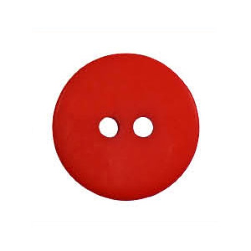 Botão redondo 10mm vermelho