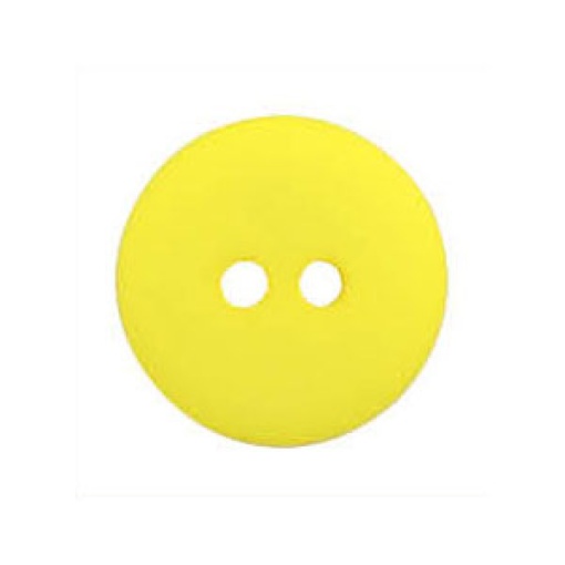 Botão redondo 13mm amarelo