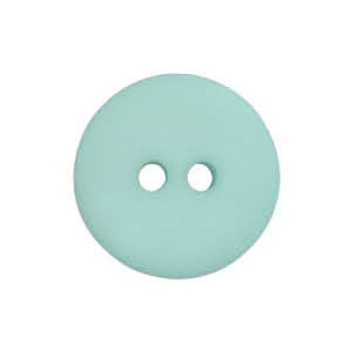 Botão redondo 13mm verde água