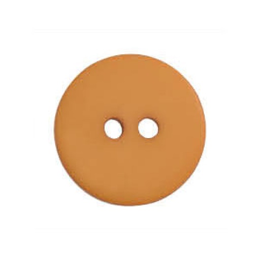 Botão redondo 13mm terracota