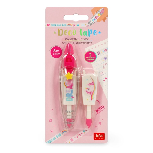 Caneta de fita decorativa LEGAMI Deco Tape Unicórnio