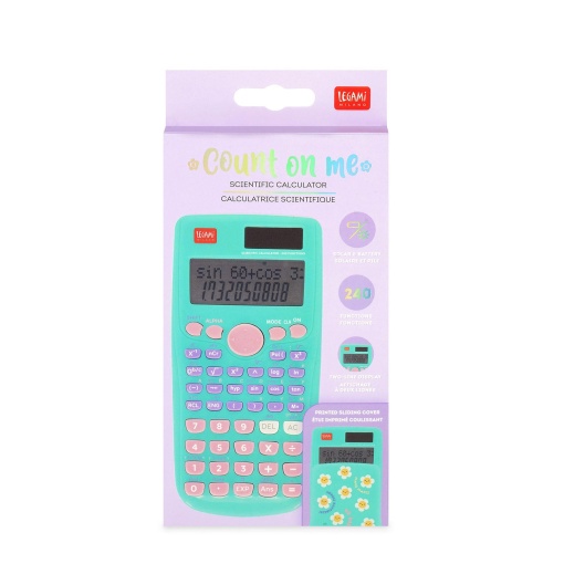 Calculadora científica LEGAMI Count on Me Daisy 10 dígitos