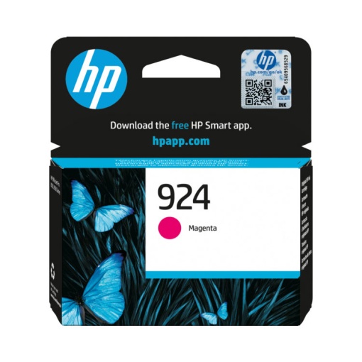 Tinteiro HP 924 magenta 4KOU4N 400 páginas