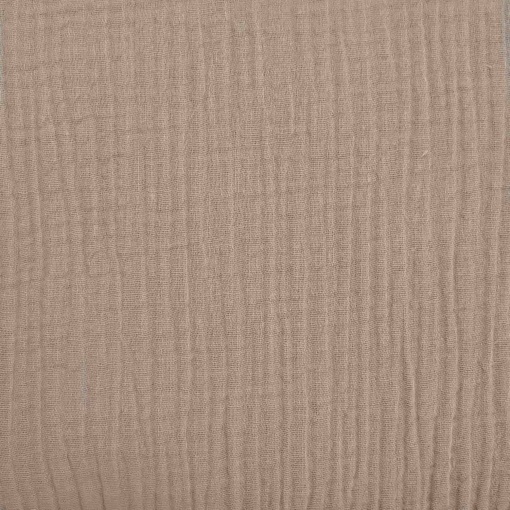 Tecido Mousseline Double Gaze bege 1x1,30m