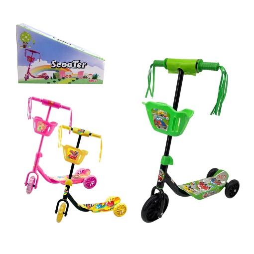 Trotinete infantil 3 rodas sortido