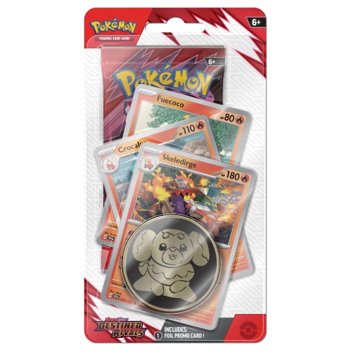 Pokémon TCG: Scarlet & Violet 10 Destined Rivals - Premium Checklane sortido