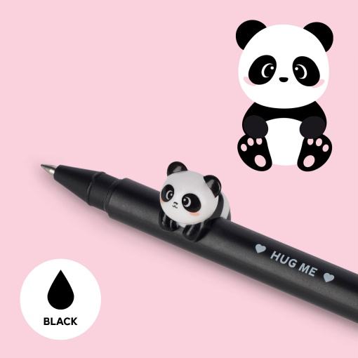 Esferográfica de gel LEGAMI Lovely Friends Panda preto