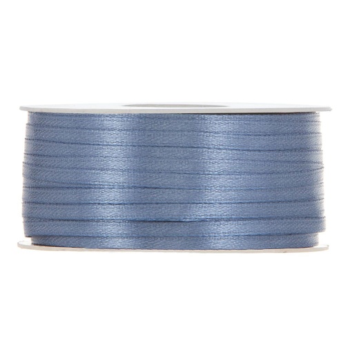 Fita de cetim MP Doppio Raso 3mmx100m azul fumado 59