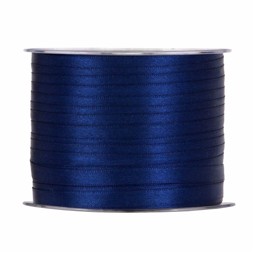 Fita de cetim MP Doppio Raso 3mmx100m azul 07