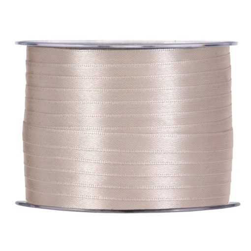 Fita de cetim MP Doppio Raso 6mmx100m bege claro 201