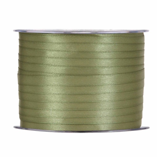 Fita de cetim MP Doppio Raso 6mmx100mm verde seco 23