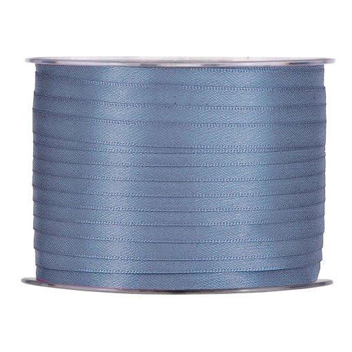 Fita de cetim MP Doppio Raso 6mmx100mm azul fumado 59