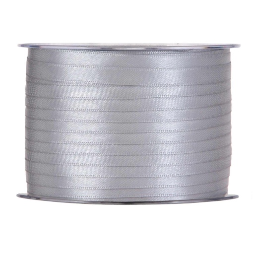 Fita de cetim MP Doppio Raso 6mmx100mm prateado 40