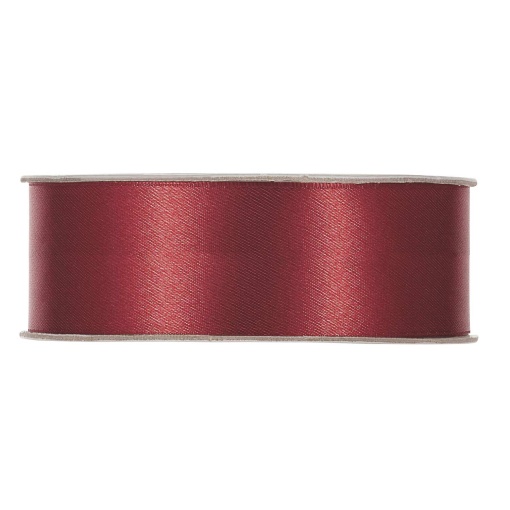 Fita de cetim MP Doppio Raso 25mmx50m bordeaux 24