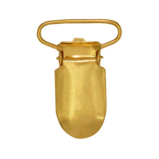 Mola de pressão metálica 25mm dourado