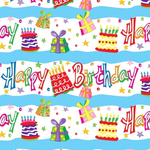 Papel de embrulho JOL infantil 70x100cm Happy Bear