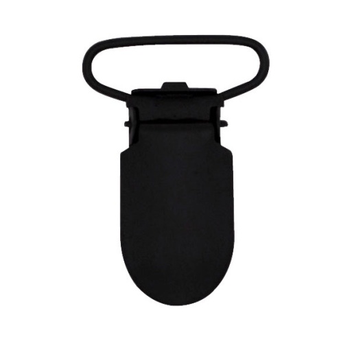 Mola de pressão metálica 25mm preto mate