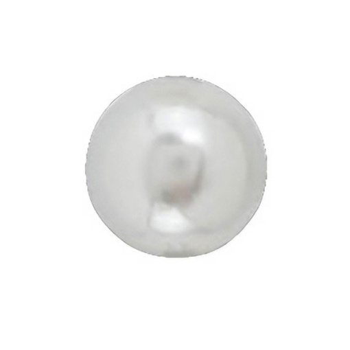 Botão pérola 9mm branco