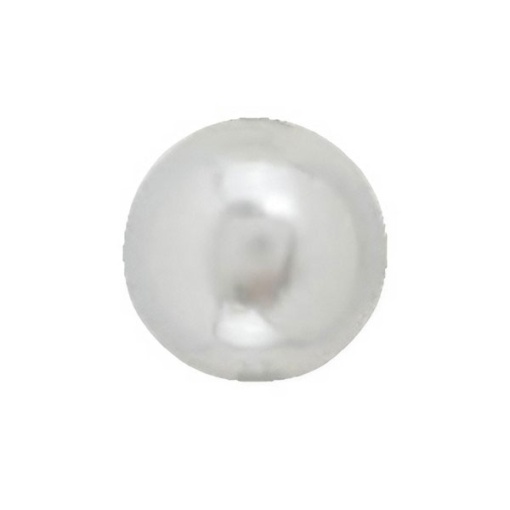 Botão pérola 11mm branco
