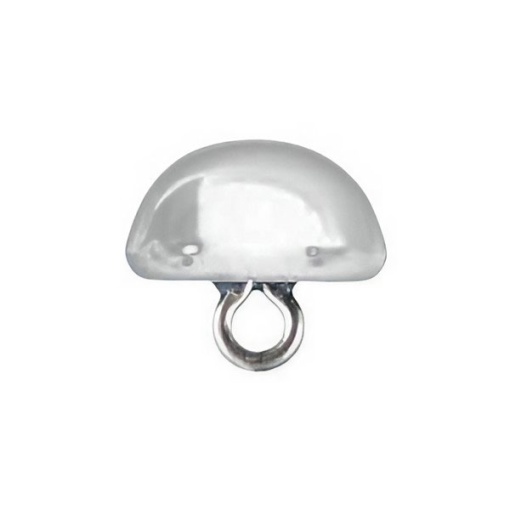 Botão pérola 11mm branco