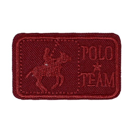 Aplicação de tecido termocolante Polo Team 30x50mm bordeaux