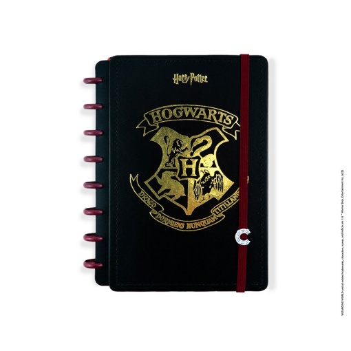 Caderno inteligente A5 pautado Harry Potter Black