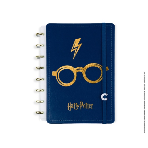 Caderno inteligente A5 pautado Harry Potter Blue