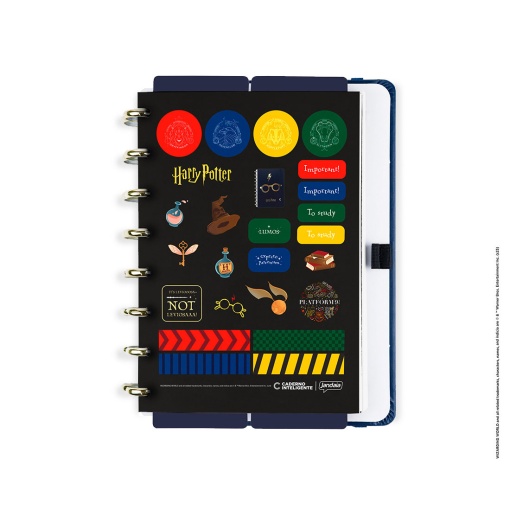 Caderno inteligente A5 pautado Harry Potter Blue