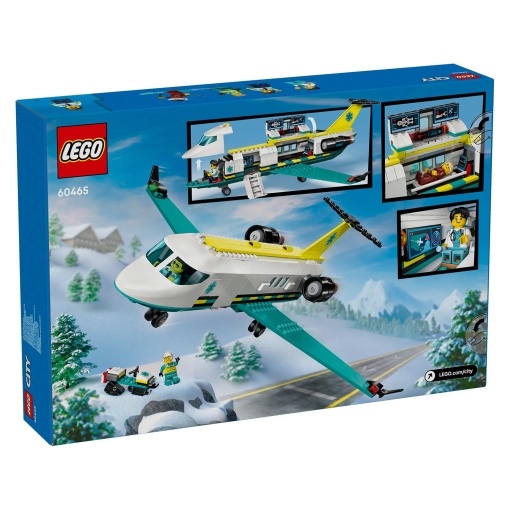 LEGO City Avião de Ambulância Aérea de Emergência 60465