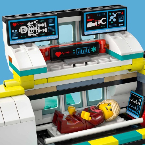 LEGO City Avião de Ambulância Aérea de Emergência 60465