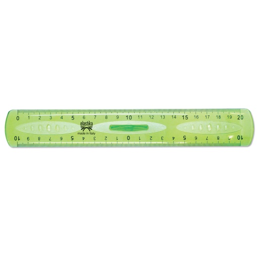 Régua ARDA Elastika Indestructible 20cm 2 graduações