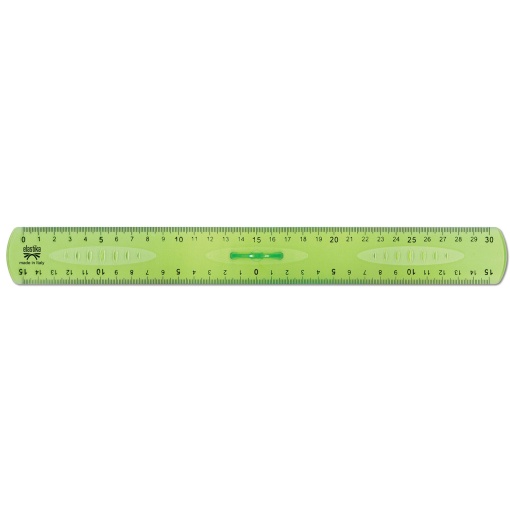 Régua ARDA Elastika Indestructible 30cm 2 graduações