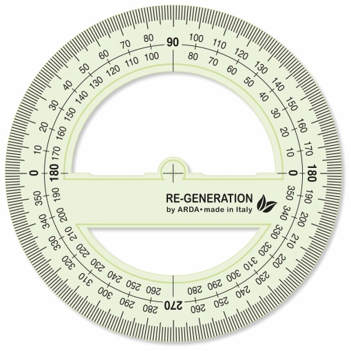 Transferidor ARDA Re-Generation 360 graus 12cm