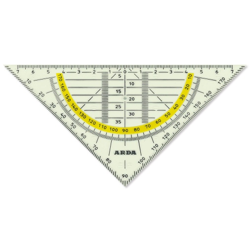 Esquadro geométrico ARDA Re-Generation 45º/16cm
