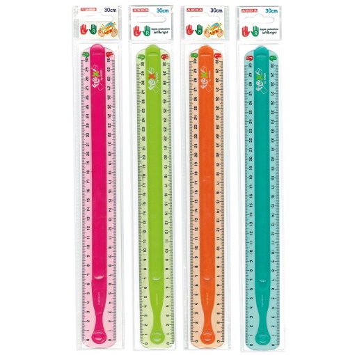Régua ARDA Flexi Right & Left 30cm sortido