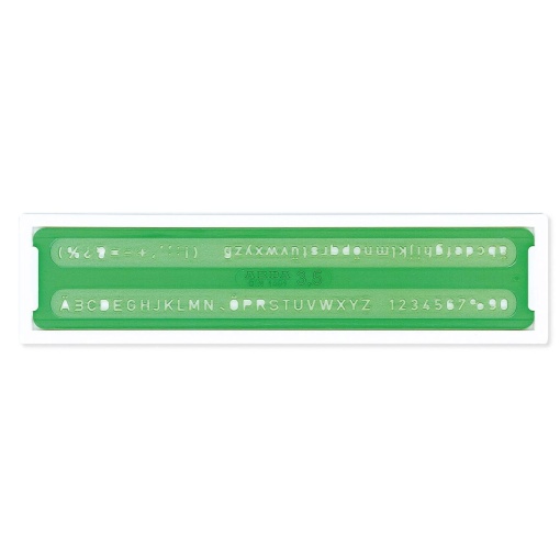 Escantilhão de letras 3,5mm ARDA Uni