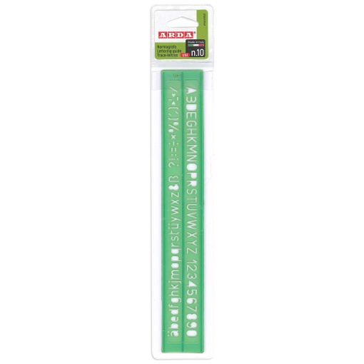 Escantilhão de letras 10mm ARDA Uni