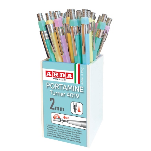 Lapiseira ARDA Turner 2mm com afia cores pastel sortido