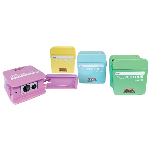 Afia dupla com depósito ARDA Keep Colour cores pastel sortido