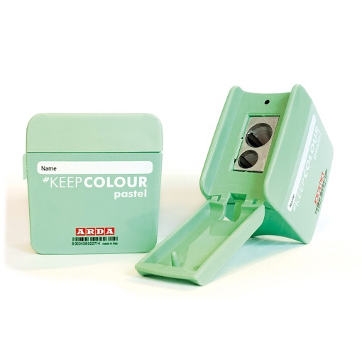Afia dupla com depósito ARDA Keep Colour cores pastel sortido