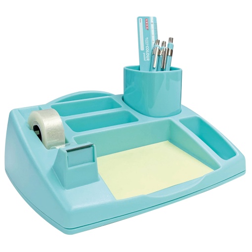 Organizador de secretária ARDA Oliver azul pastel