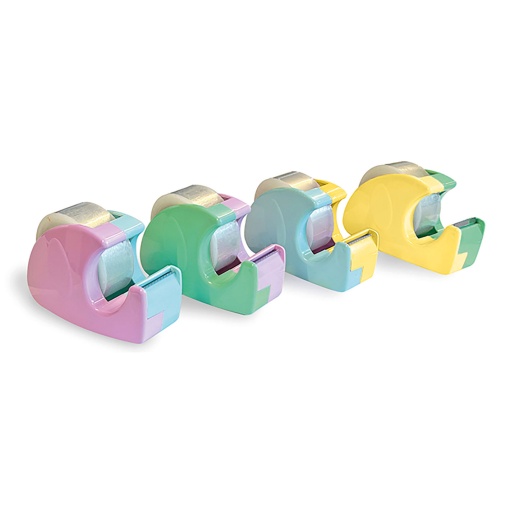 Fita adesiva com desenrolador 33mx19mm ARDA Keep Colour pastel sortido