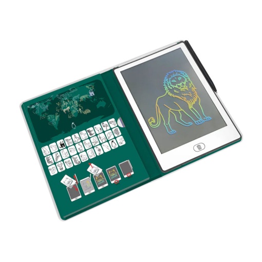 Bloco de desenho com ecrã LCD - Animais Selvagens KIDYWOLF KidyDraw